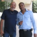 With actor Duane Martin, celebrity real-estate entrepreneur