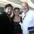 With Raul Rodriguez, Tournament of Roses all-time award-winning float designer & Maribel Salazar, lead soprano of La Boheme