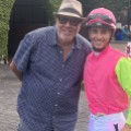 With famous Italian jockey, Antonio Fresu